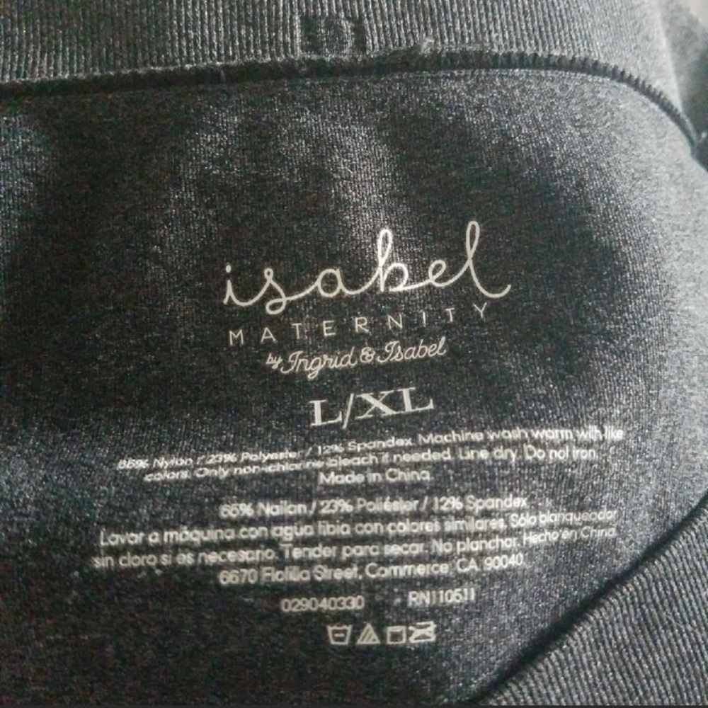 L/XL gray maternity leggings